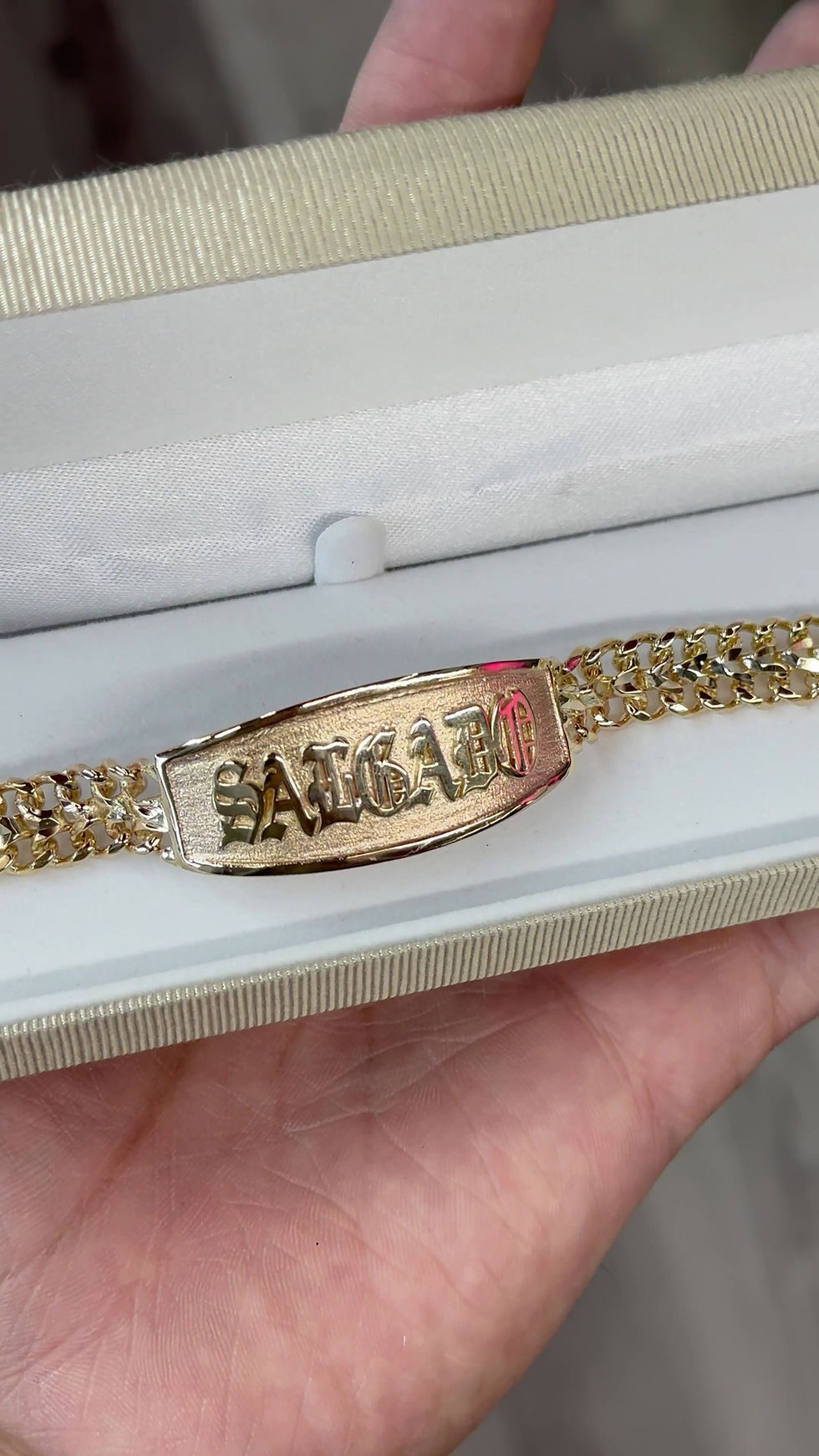Miniatura: Unisex Classic Petatillo Link Bracelet