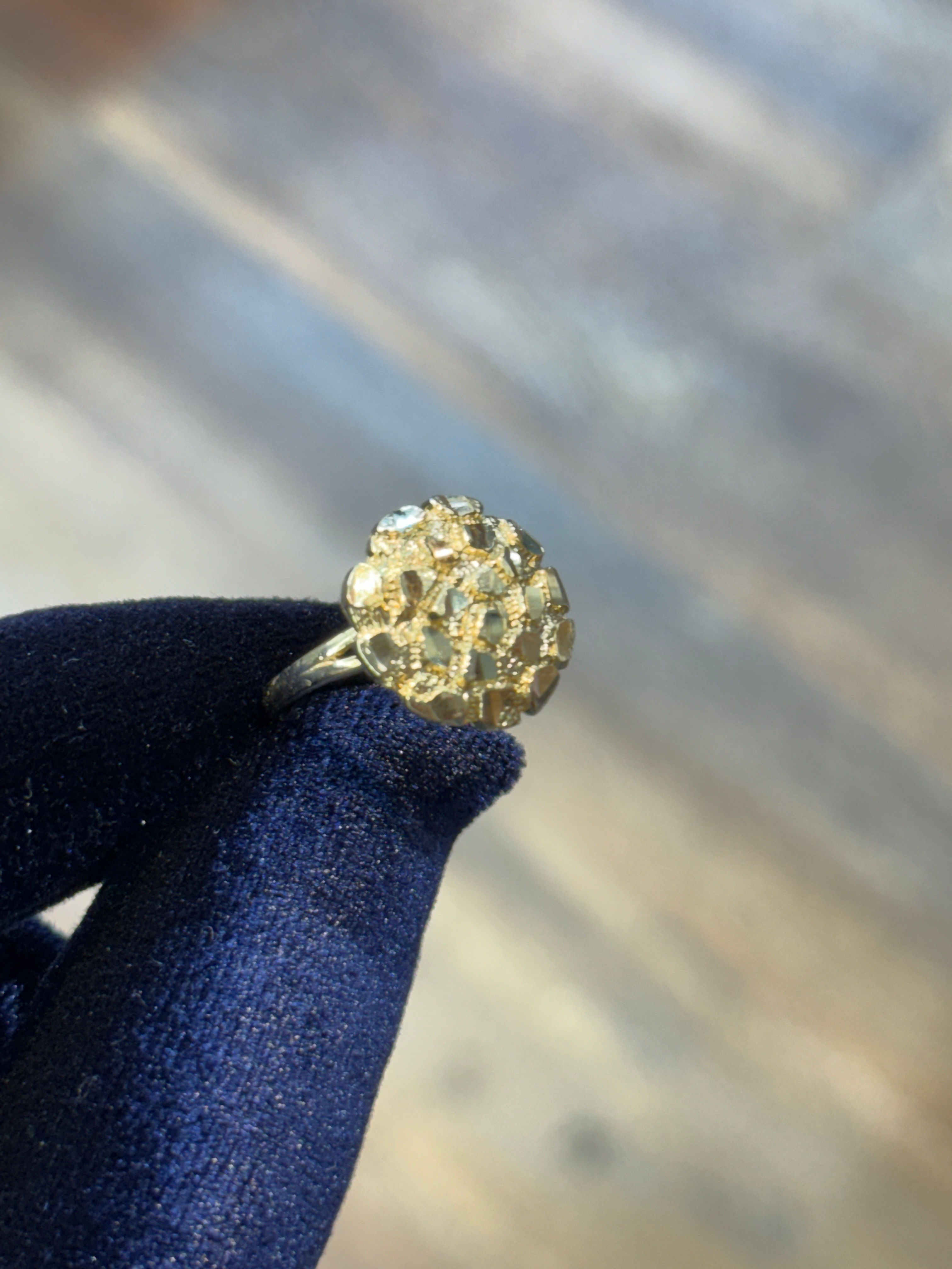 Women's Round Nugget Ring (Large Size)