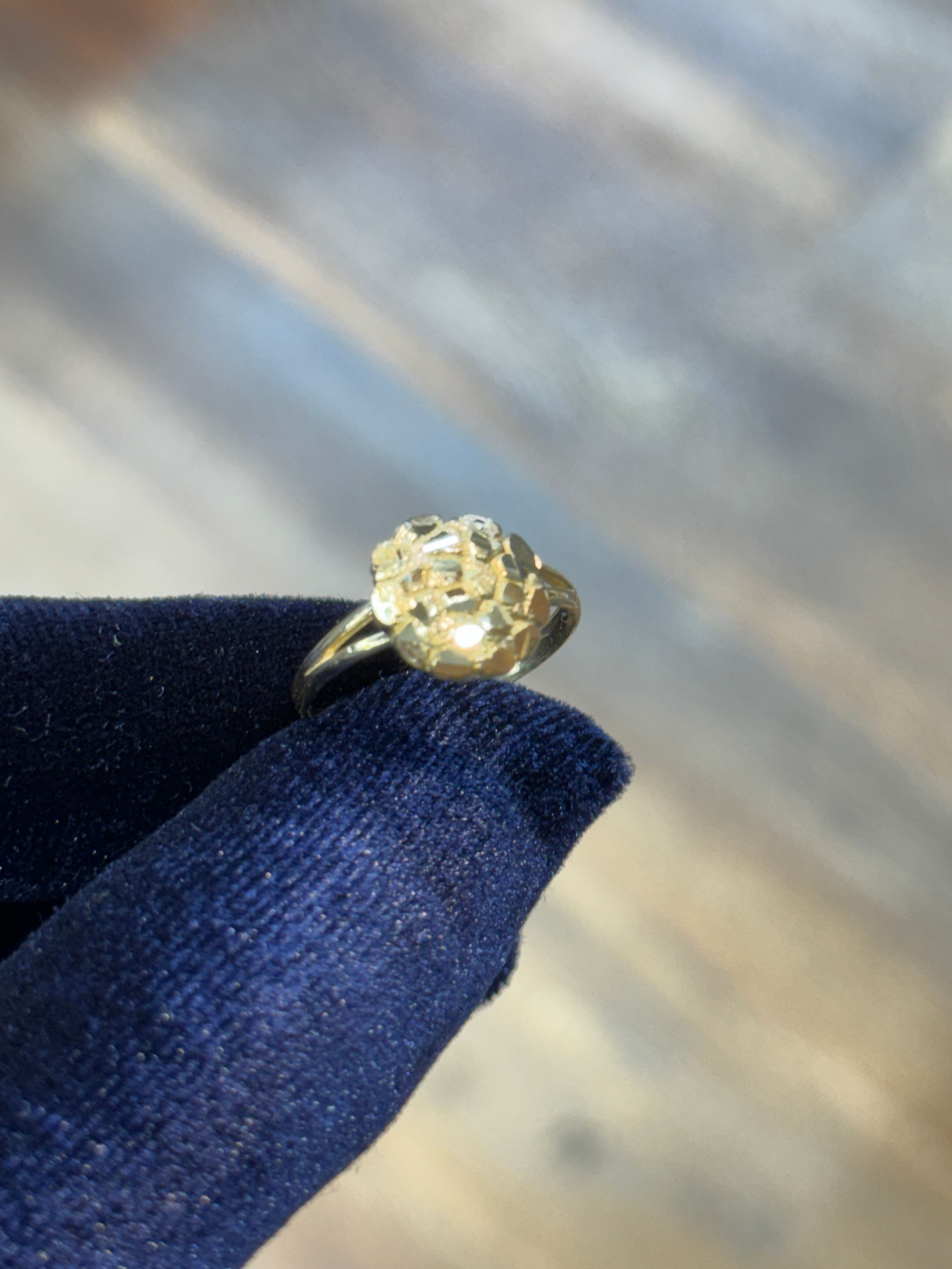 Women's Round Nugget Ring (Small Size)