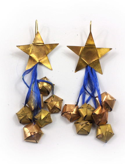 Packages, Earhangers, European Union, Europian Union crisis, wearable object, contemporary jewelry