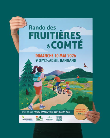 Affiche Rando des fruitières à comté 2026