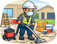 builders cleaning or renovation cleaning