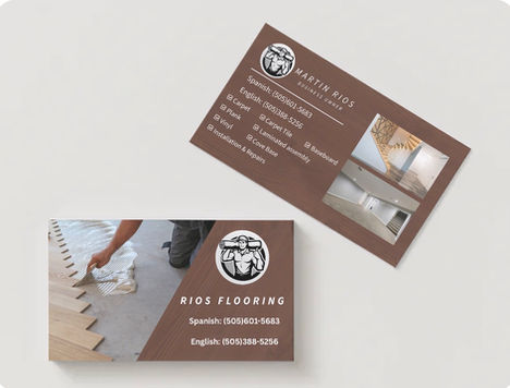 Business Cards for Rios Flooring