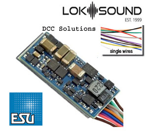ESU 58923 LokSound 5 DCC Nano Blank Decoder with Single Wires | DCC ...