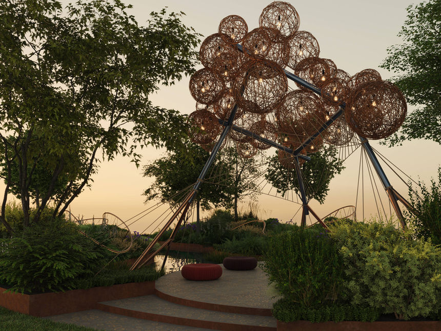 Samuel North Garden Design Render Shenzhen Flower Show