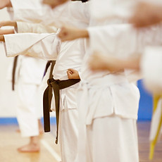Práctica del karate
