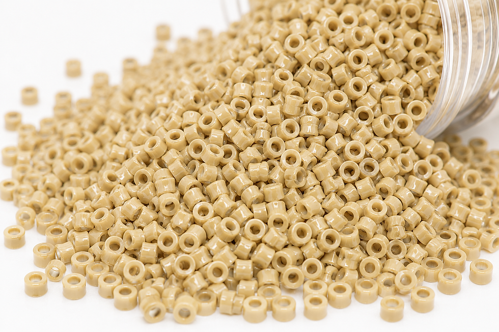Thumbnail: Blond Silicone Micro Beads 50 Pack