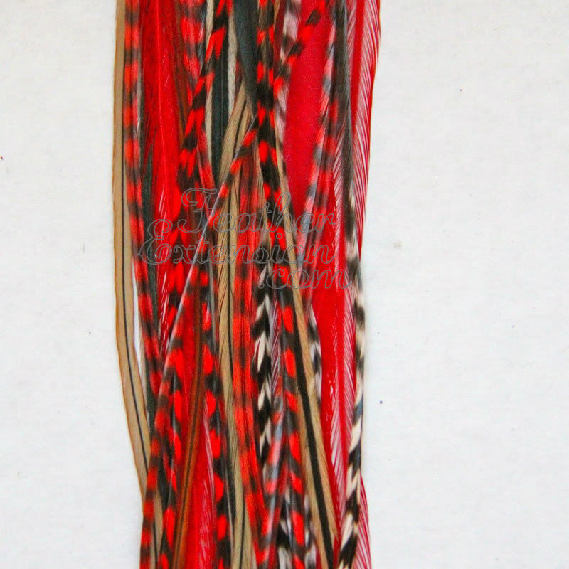 Thumbnail: Clip-In Feather Extensions for Sporting Events
