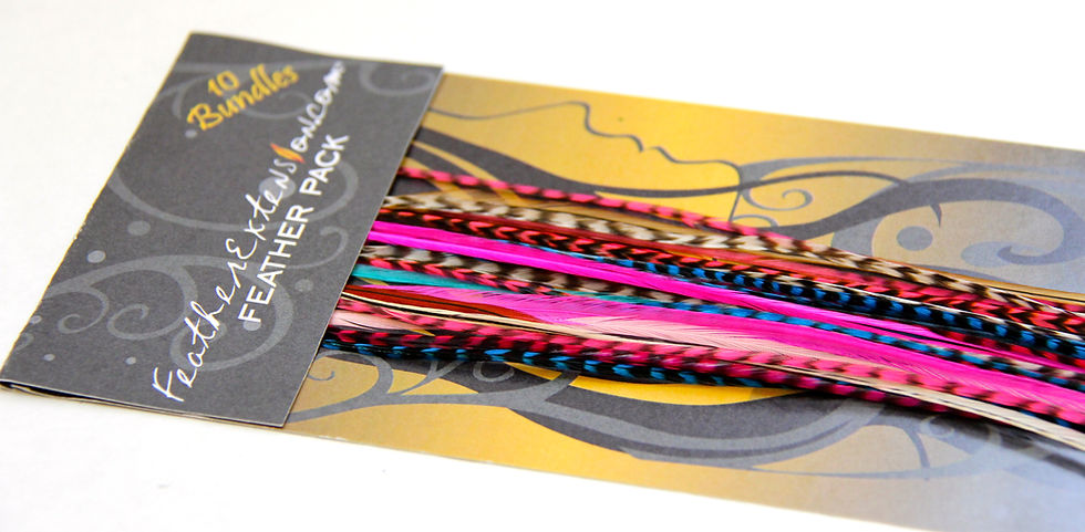 Bubblegum Ice Cream Feather Extension Pack