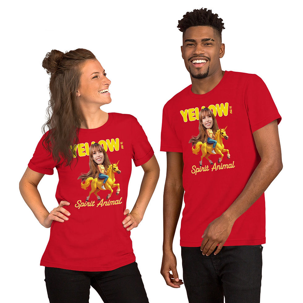 Thumbnail: Unisex Yellow Is My Spirit Animal T-Shirt