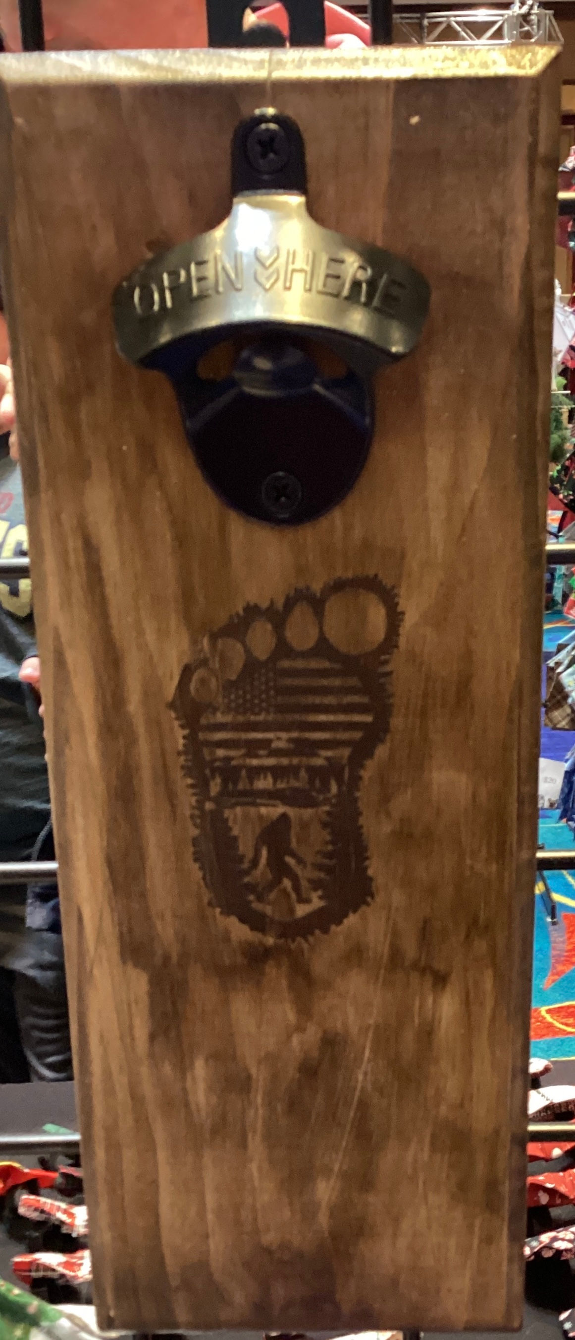 Sasquach Wall Mounted Bottle Opener 