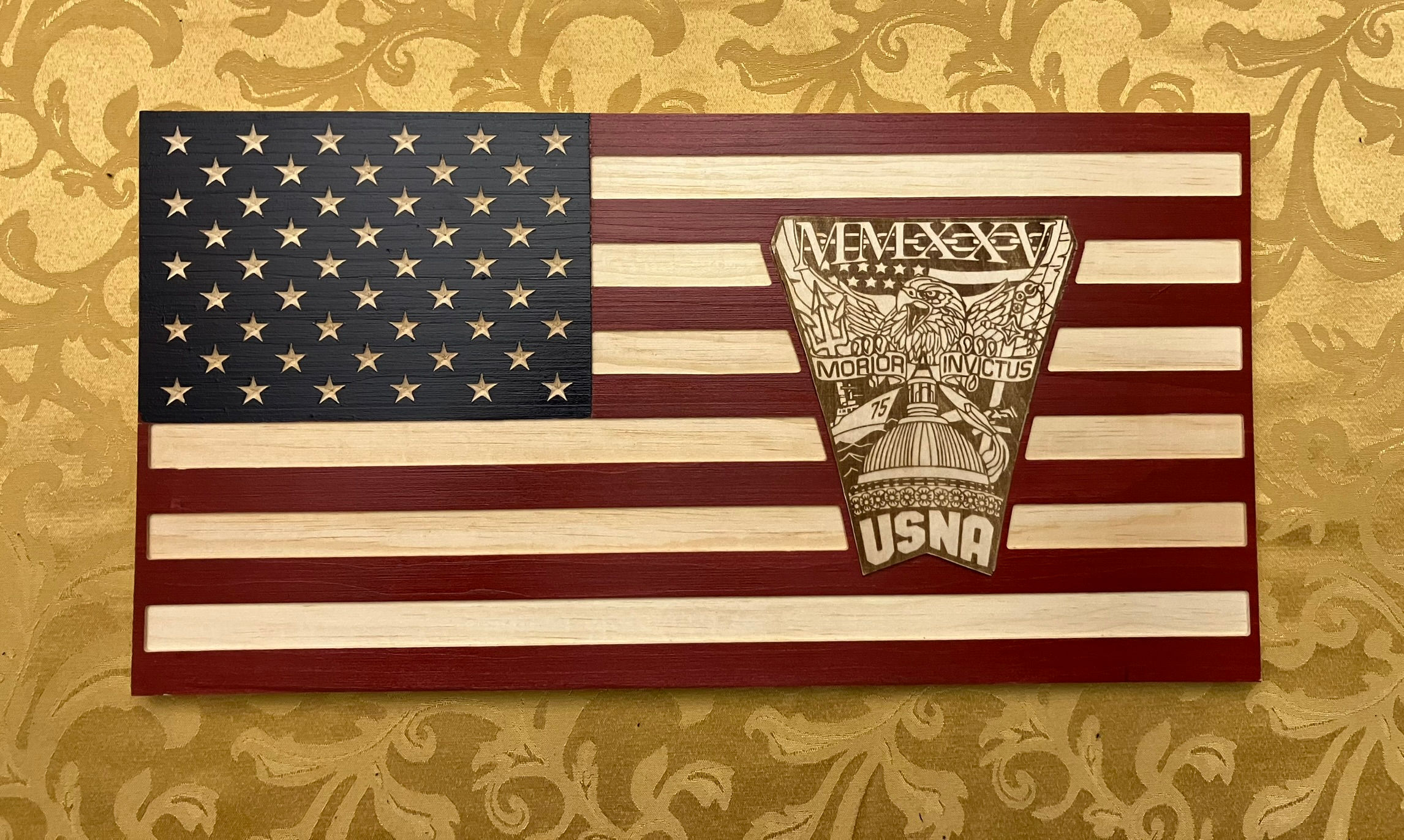 USNA 2025 Crested US Flag