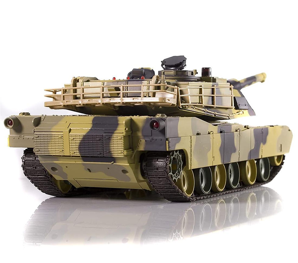 Miniatyrbilde: M1A2 Abrams - Battle Tank 1:24 - Airgun & IR - Rcbilen.no