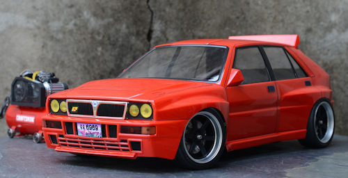 Miniatyrbilde: PS-34 Bright red. Polycarbonate Spray Tamiya 86034 - Rcbilen.no