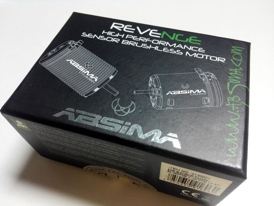 Miniatyrbilde: Absima Brushless Motor 1:10 Revenge CTM 8.5 Turn - Rcbilen.no