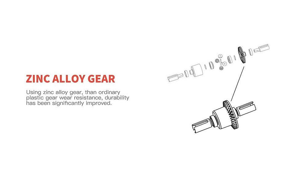 Miniatyrbilde: WLToys Truck 124016 1/12 4WD Børsteløs V2 - Komplett - Rcbilen.no