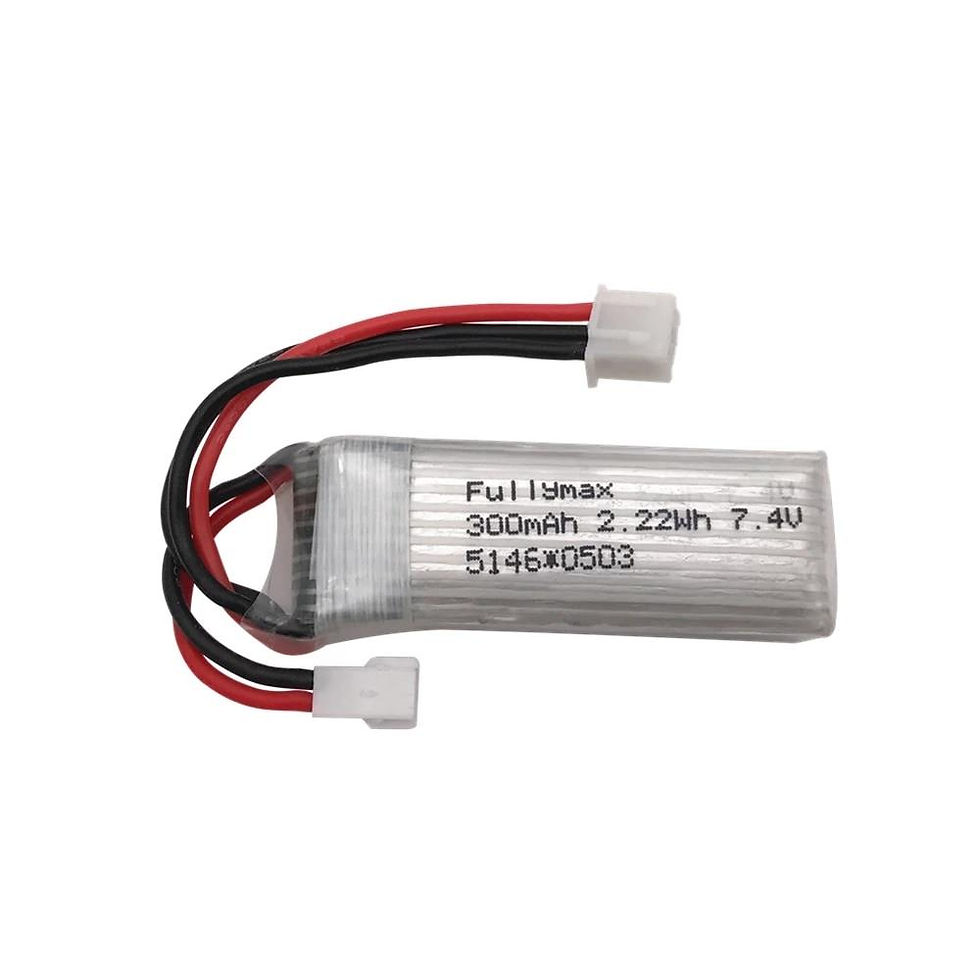 WLToys 7.4V 300mAh Lipo - Rcbilen.no