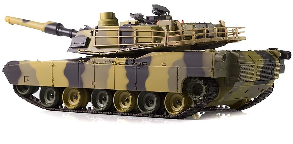 Miniatyrbilde: M1A2 Abrams - Battle Tank 1:24 - Airgun & IR - Rcbilen.no