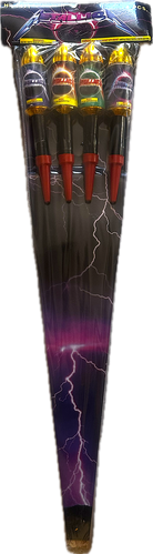 Metallica Rocket (Pkg of 4) | Discount Fireworks