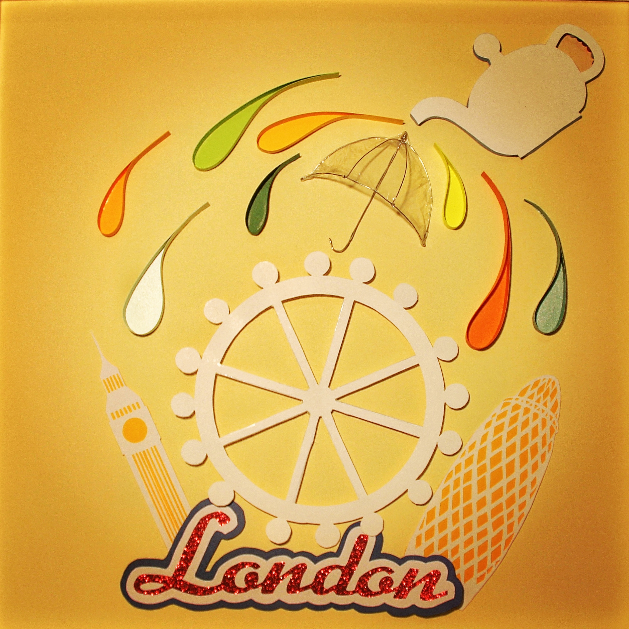London / paper art