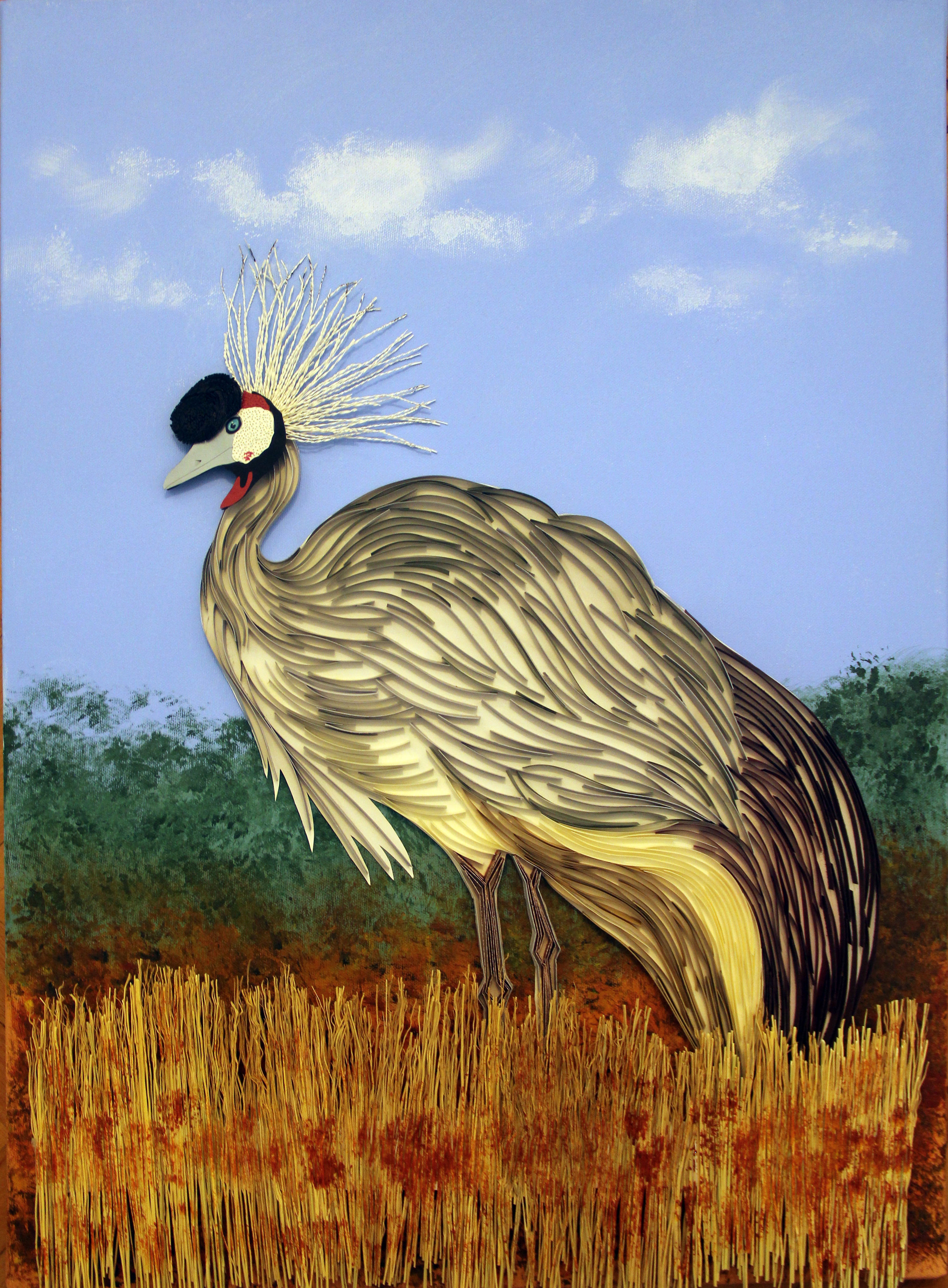 royal crane bird