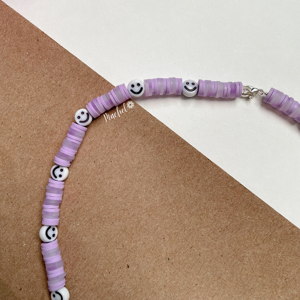 Miniatura: Collar happy lila