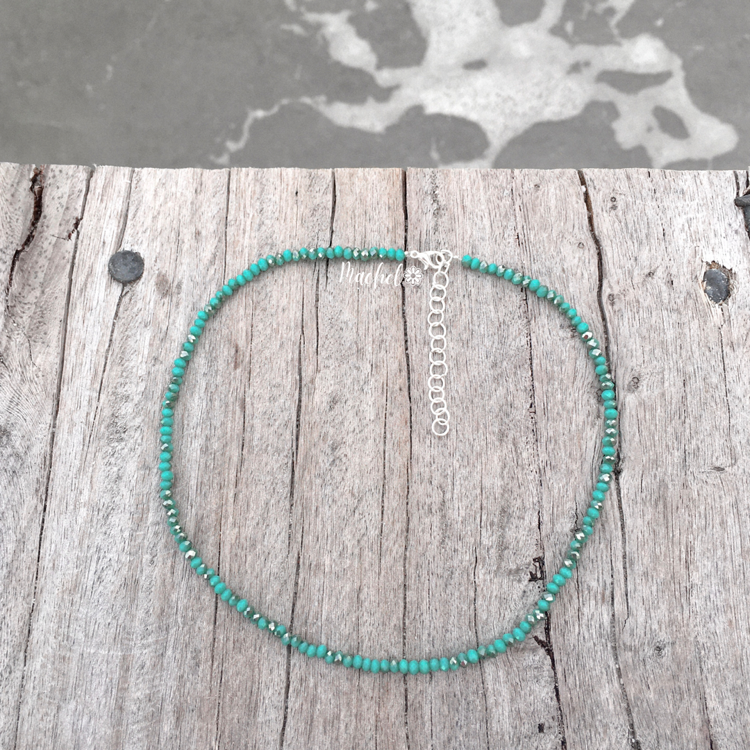 Choker turquesa 3mm