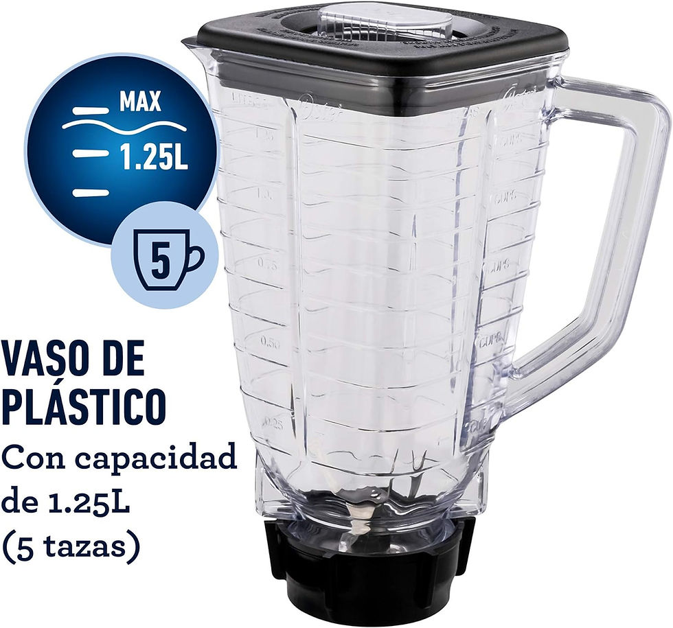 Miniatura: LICUADORA OSTER SOHO V/PLASTICO NEGRA MOD. BLSTKAP-BPB