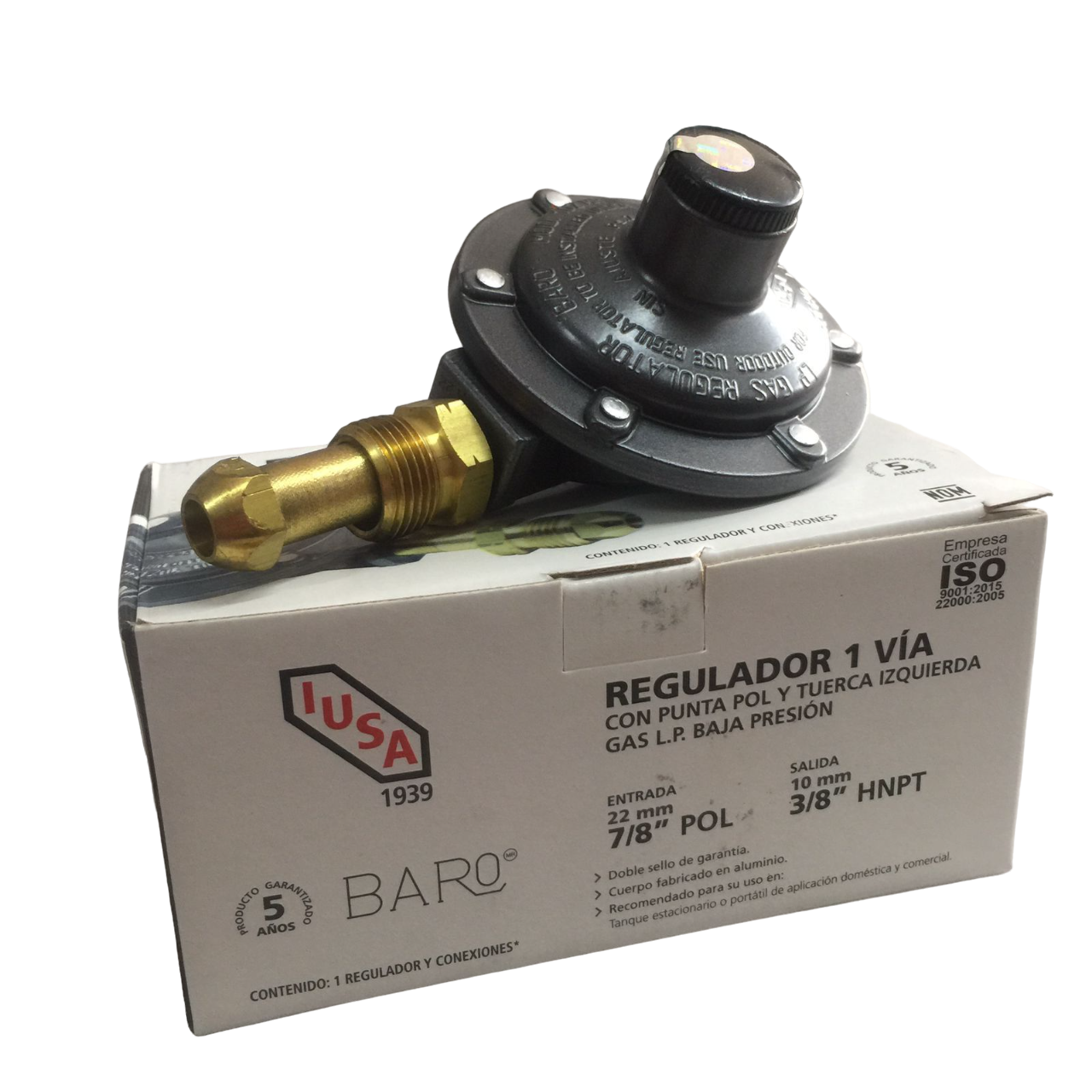 REGULADOR DE GAS BARO (PARA BAJA PRESION)