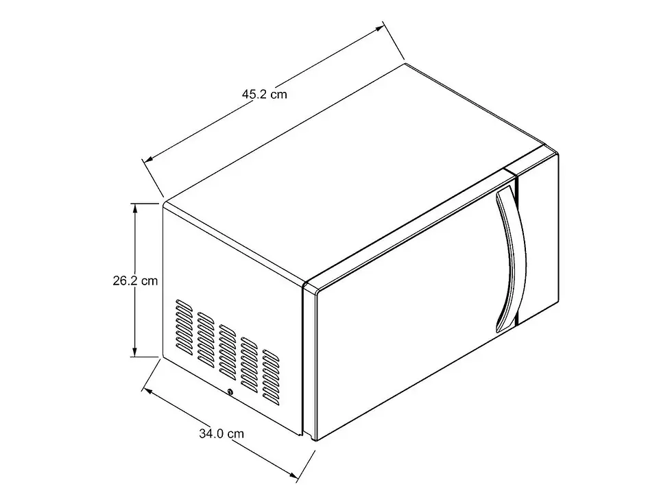 Miniatura: HORNO MICROONDAS ACROS  0.7PIES