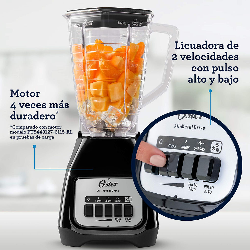 Miniatura: LICUADORA OSTER SOHO V/PLASTICO NEGRA MOD. BLSTKAP-BPB