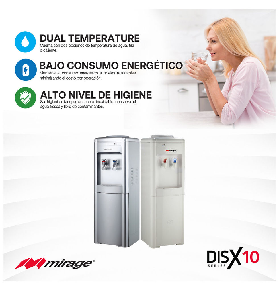 Miniatura: DISPENSADOR DE AGUA MIRAGE BLANCO MOD. DISX10