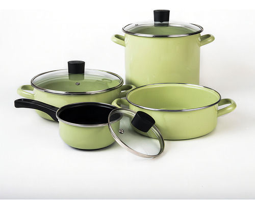 Miniatura: BATERÍA DE COCINA CINSA PONTEVEDRA 11PZ VERDE MANZANA