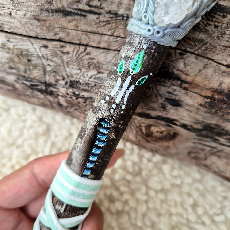 Thumbnail: Tree of Life Wand with Apophyllite 