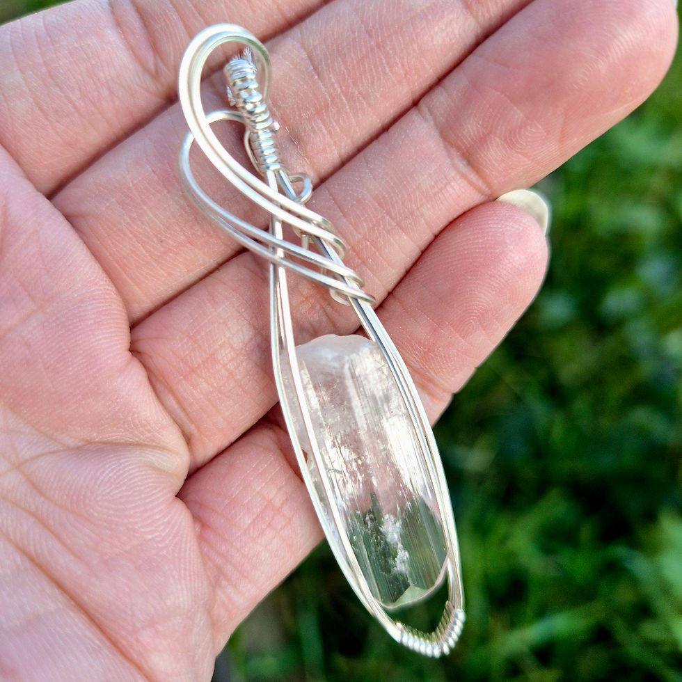 Thumbnail: Danburite Healing Crystal Necklace 