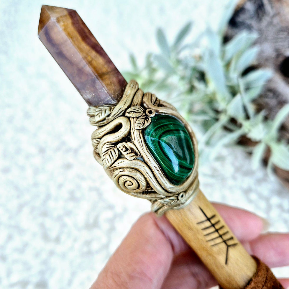 Thumbnail: Elder Wand with Fluorite