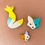 Miniature : Broche Renard Turquoise