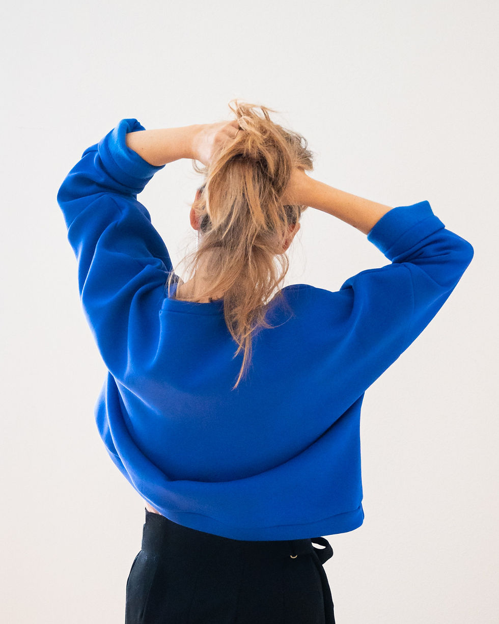 Miniature : Sweat molleton Bleu