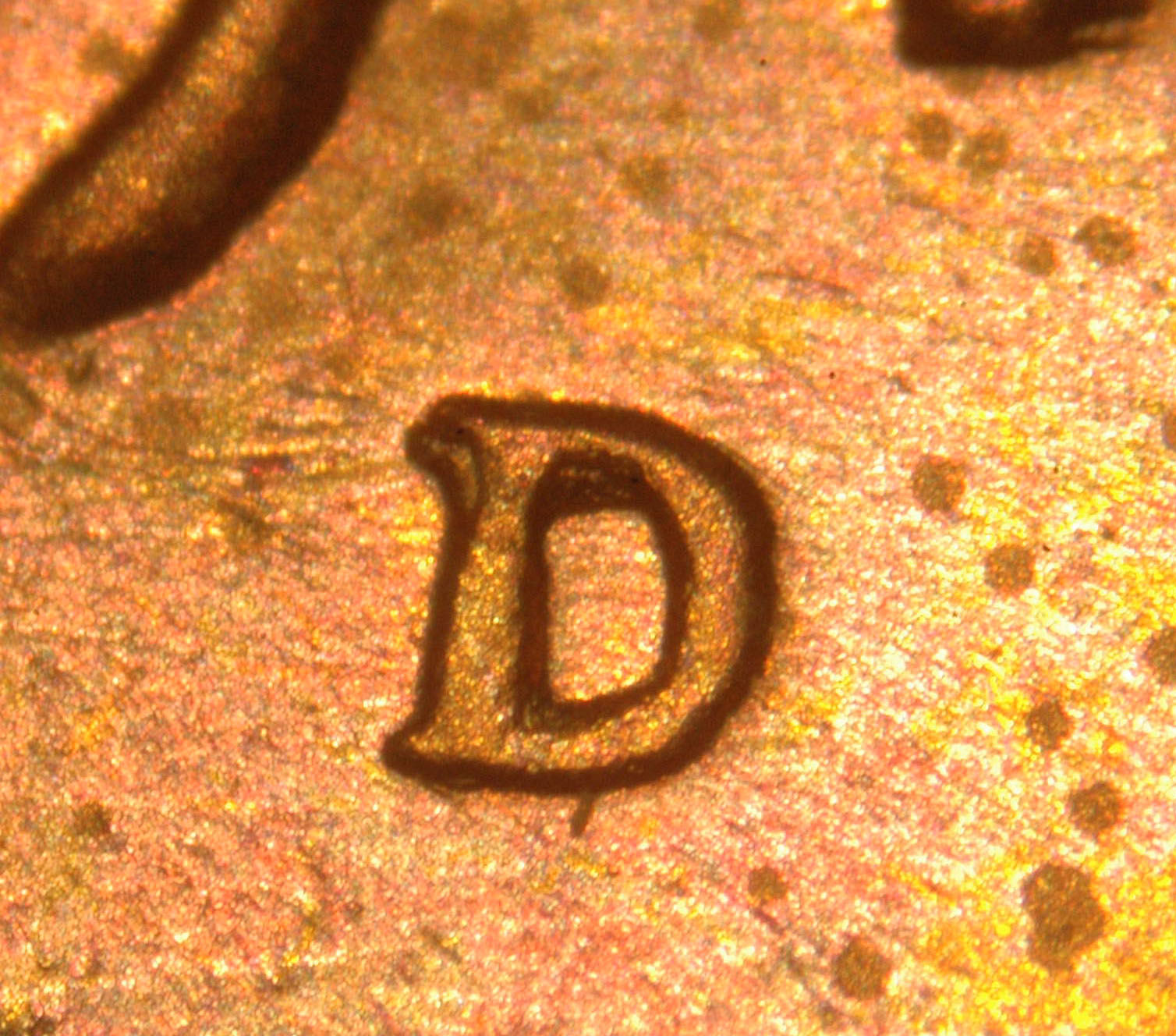 1944-D/D 1c WRPM-017 / RPM-015 UNC Mostly RED