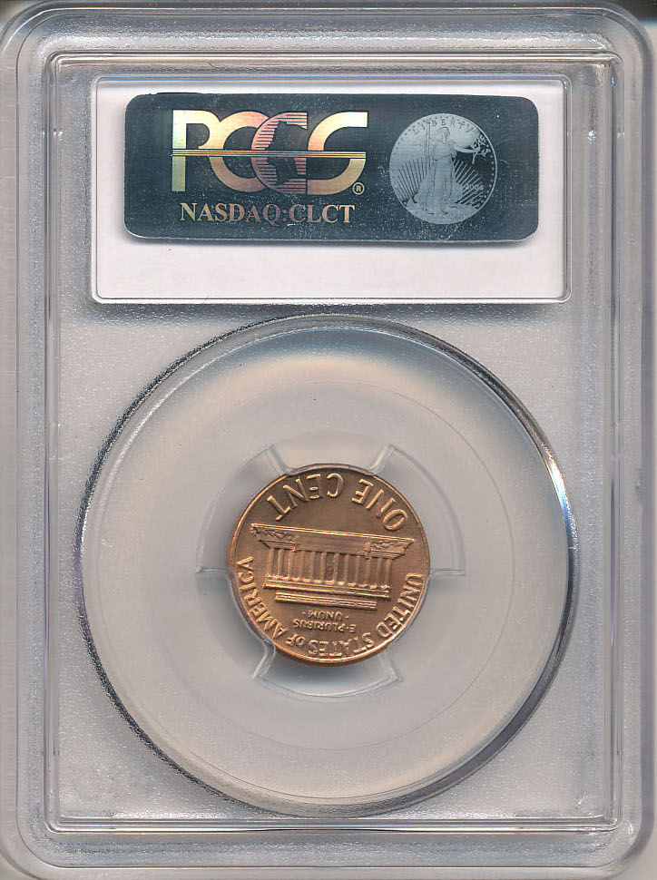 Thumbnail: 1971 1c PCGS MS64 Red