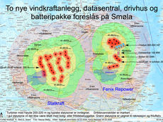 Fenix Repower (ANEO) foreslår å øke kraftbehovet på Smøla fra 50 GWh til 860 GWh!