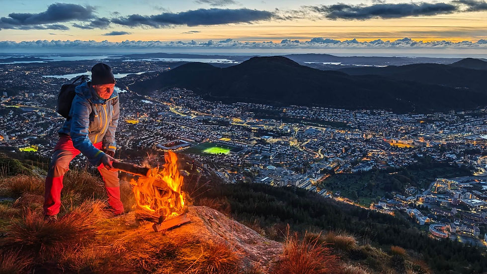 Se bilder fra vardetenninger rundt i landet