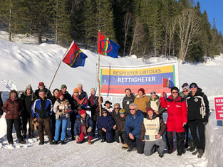 Demonstranter klare til å stenge tilkomstveiene ved vindkraftanleggene Roan og Storheia på Fosen.