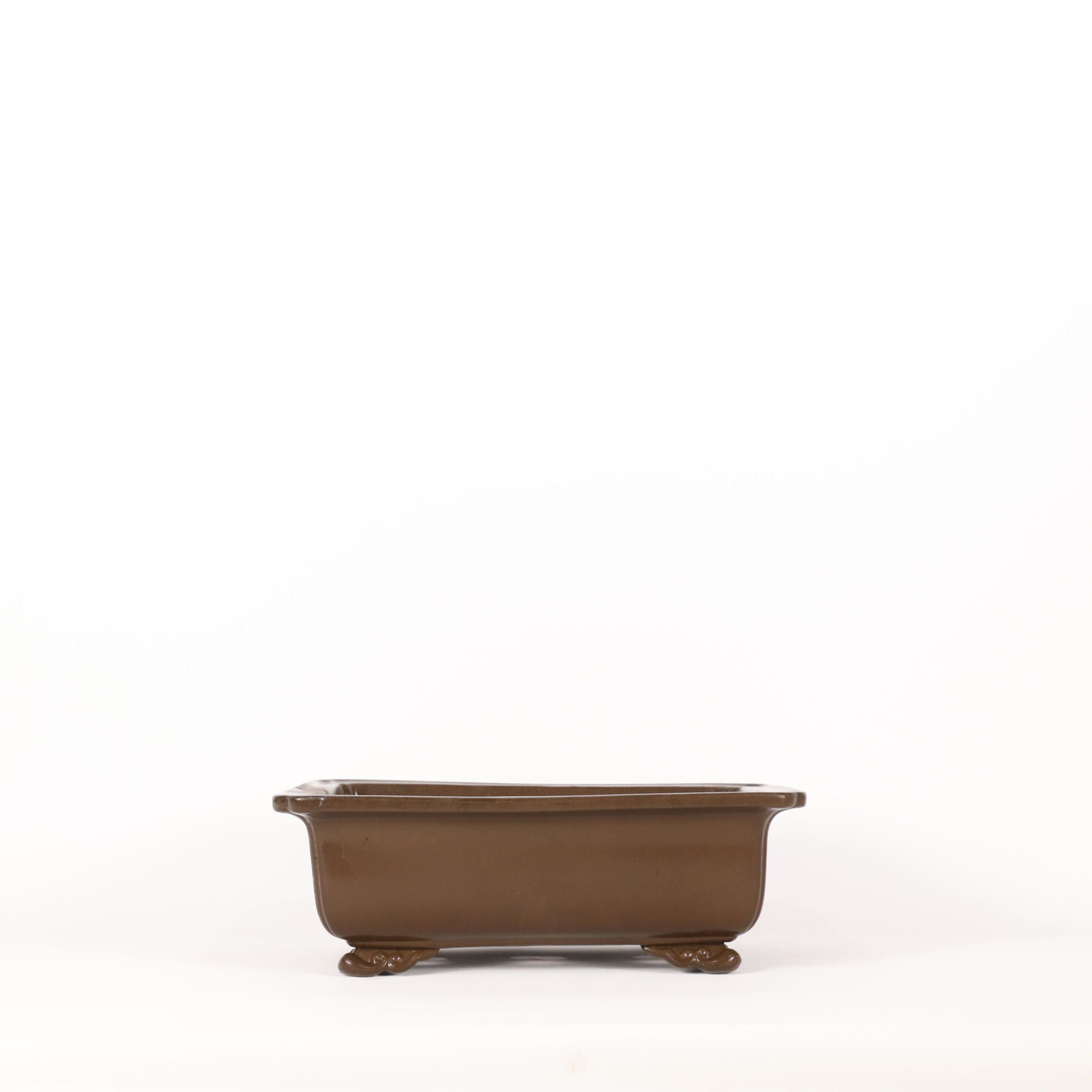 Köşeli Bonsai Saksısı Japon No.4-Sırsız (32cm)