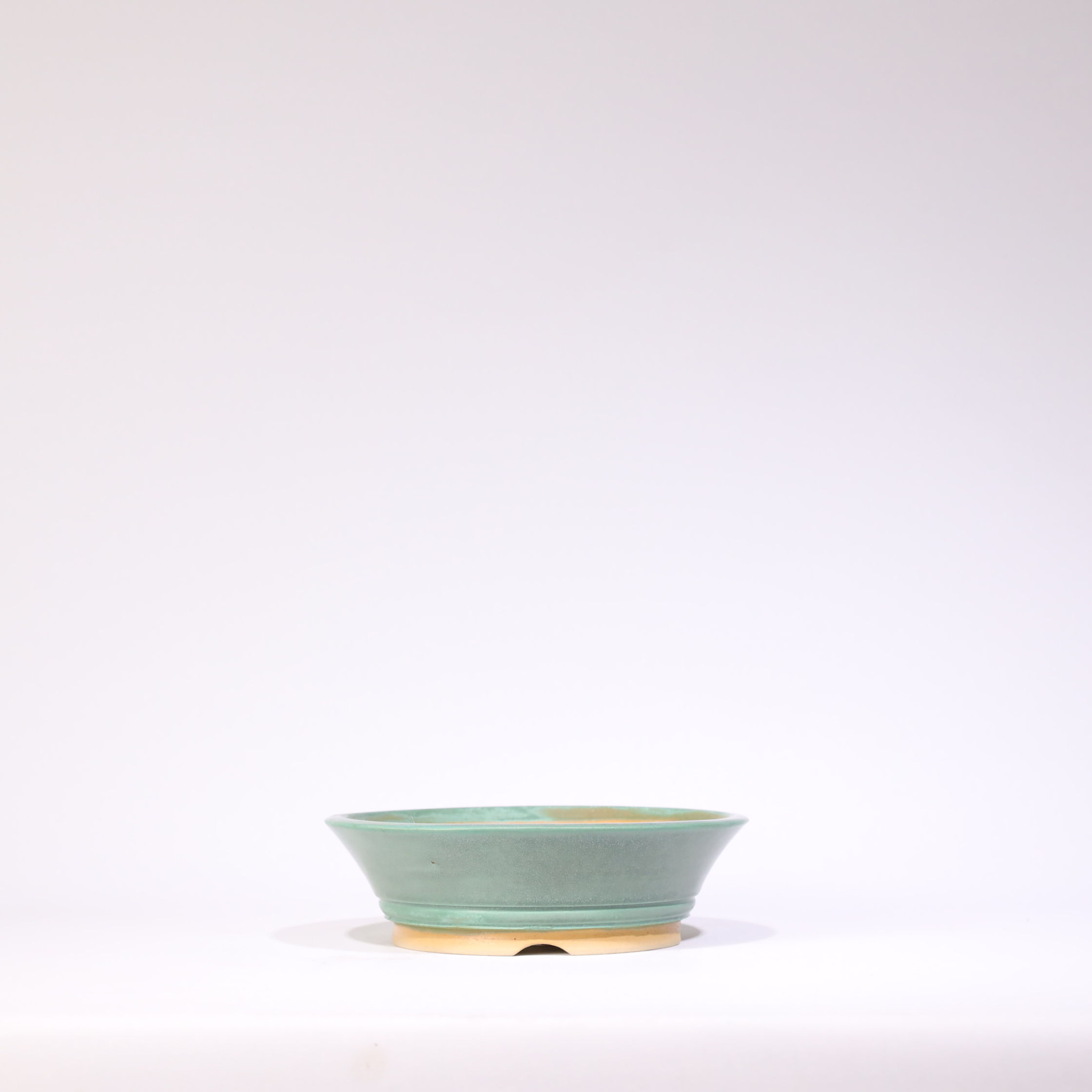 Yuvarlak Bonsai Saksısı No.53-Sırlı (20 cm)