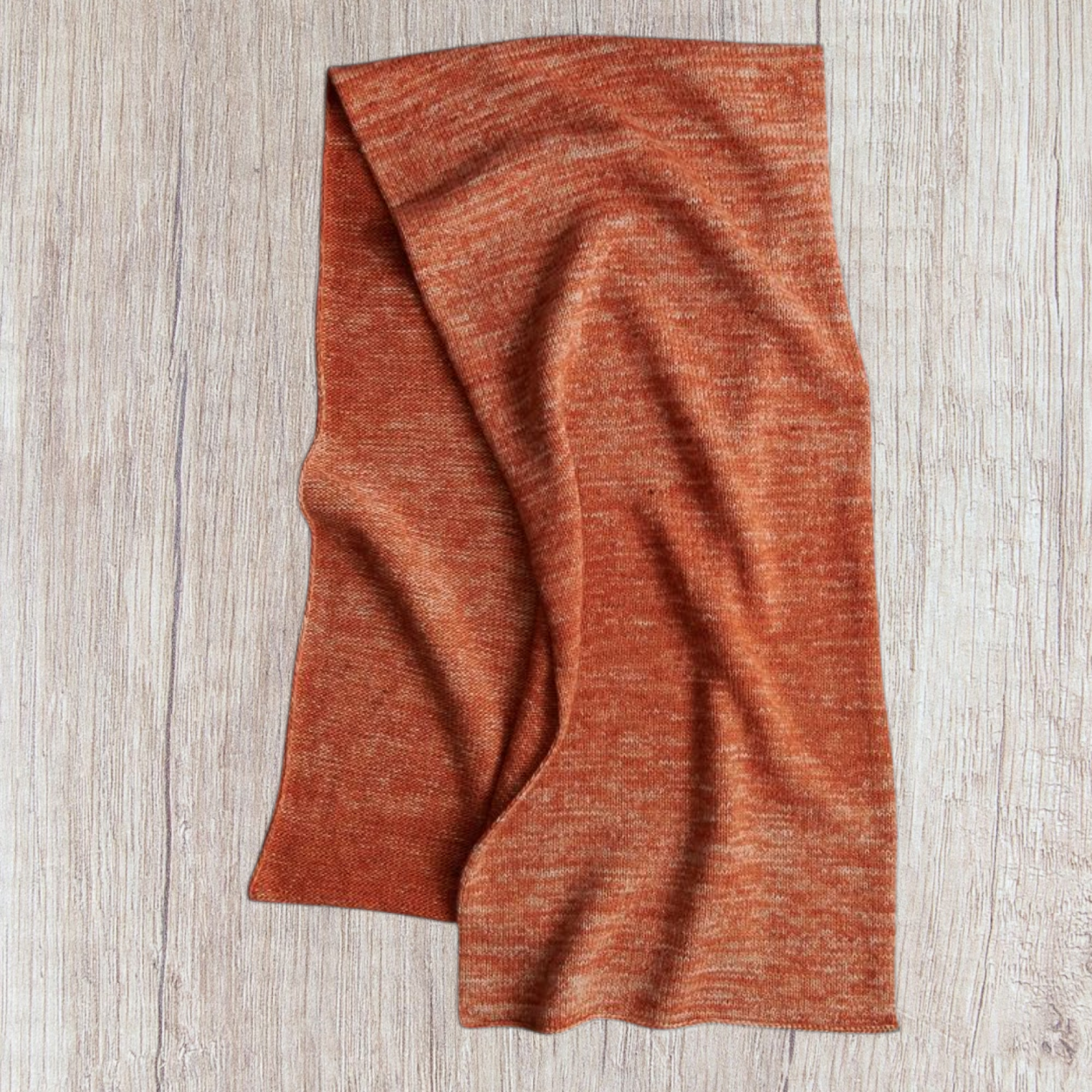 Simple Ribbed Stockinette Scarf