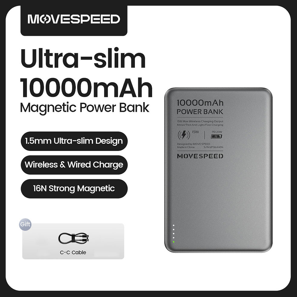 Miniatura: 🔋Energía Infinita en tu Bolsillo, Sin Complicaciones - Portable 10000mAh