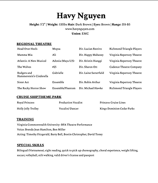 Havy Performance Resume 2025 .png