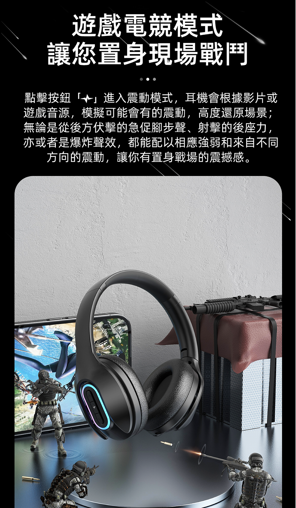 Thumbnail: Zhock Trigger Real 4D Headphone
