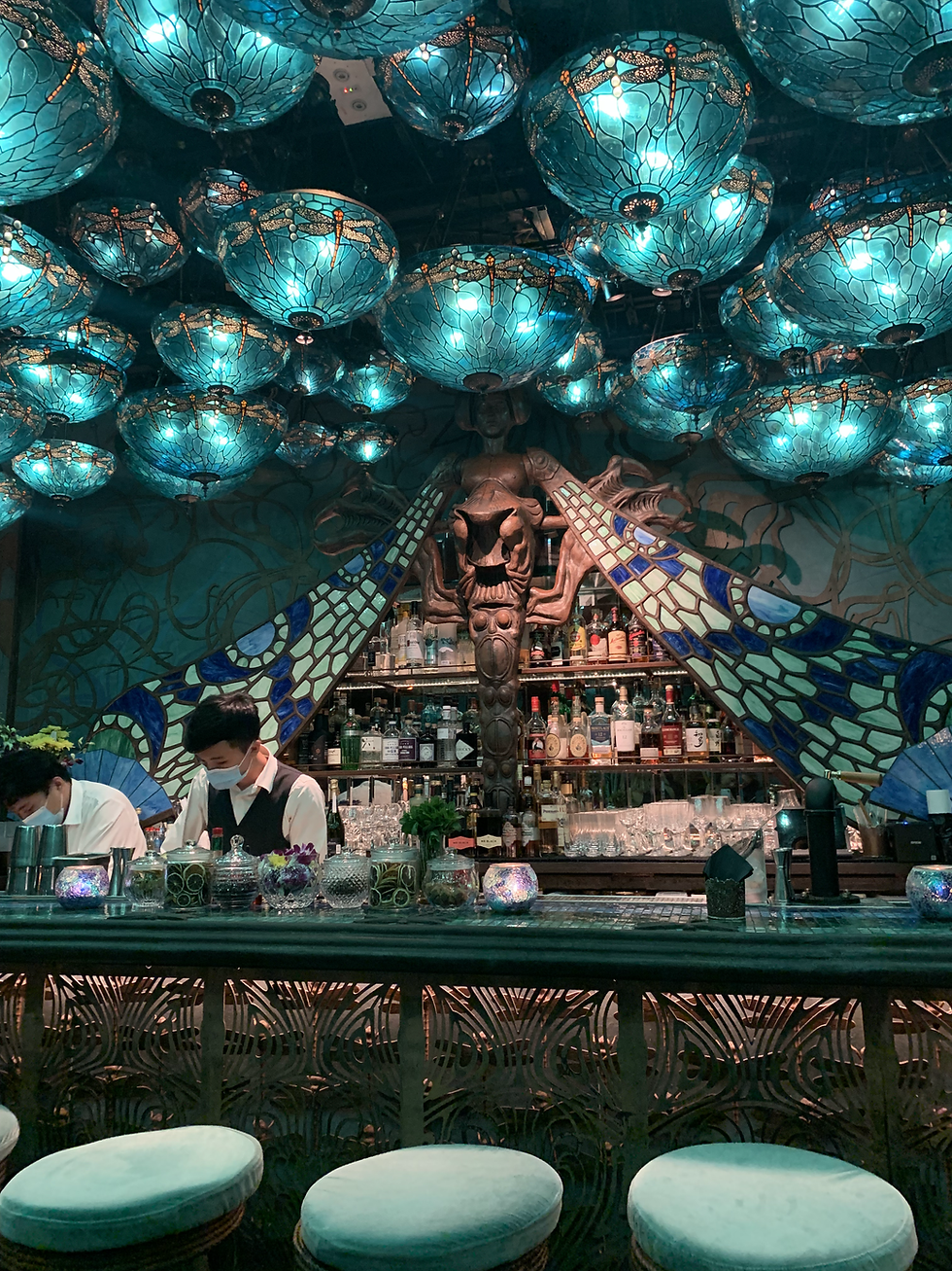 Dragonfly Tai Kwun Bar in Hong Kong